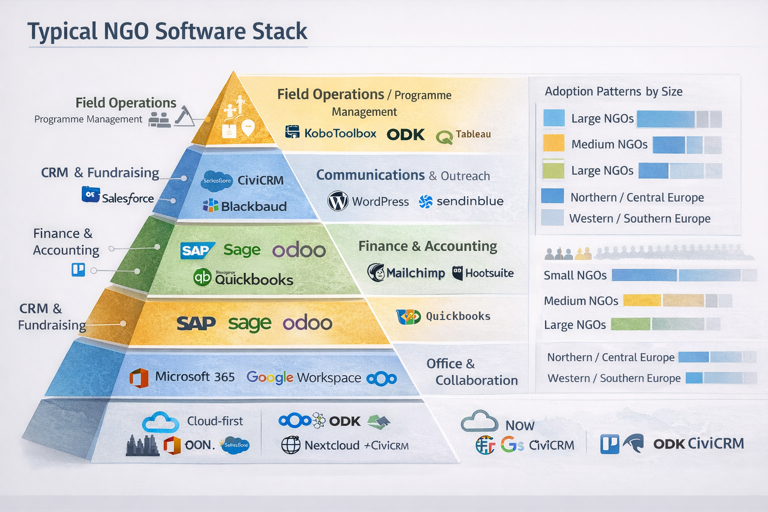 Stacks used in NGO's